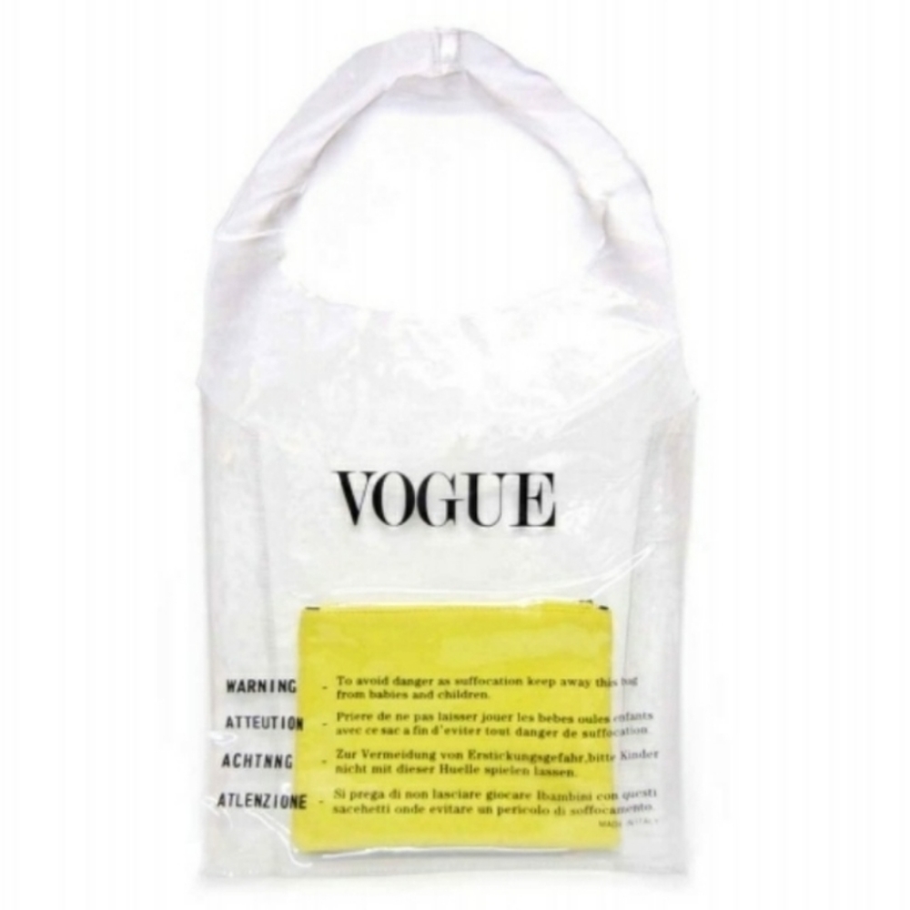 New Handle drop clear plastic bag,  wristlet,